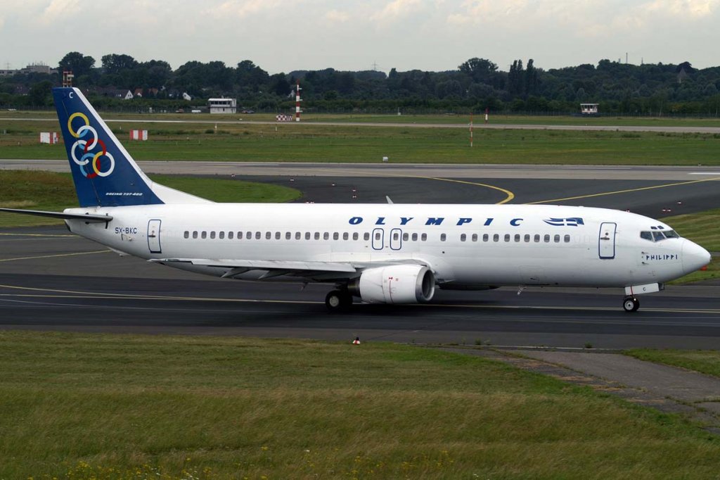 Olympic Airlines, SX-BKC, Boeing 737-400 (Philippi), 2007.07.18, DUS, Dsseldorf, Germany