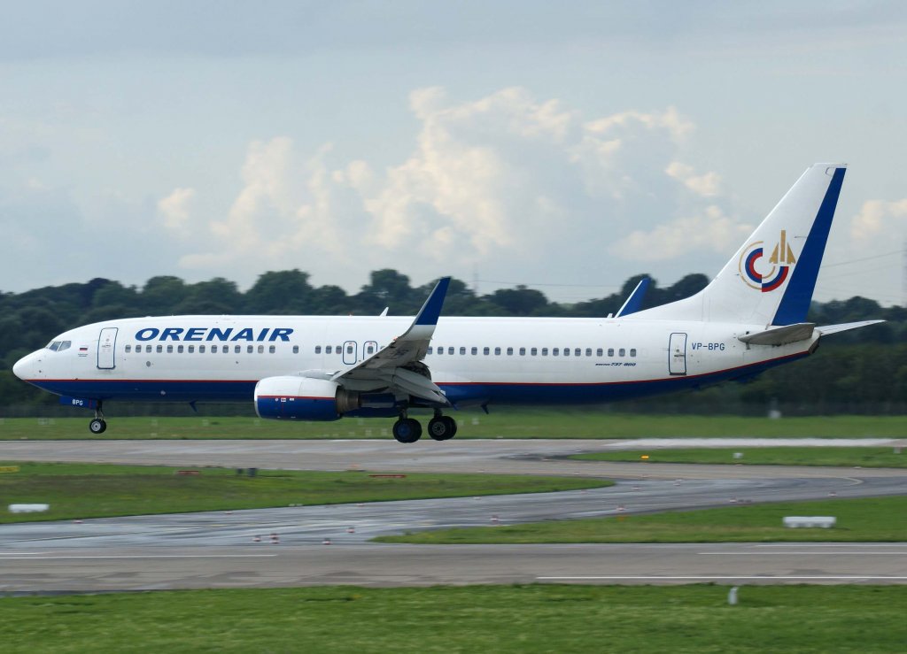 Orenair, VP-BPG, Boeing 737-800 WL, 2010.08.28, DUS-EDDL, Dsseldorf, Germany 

