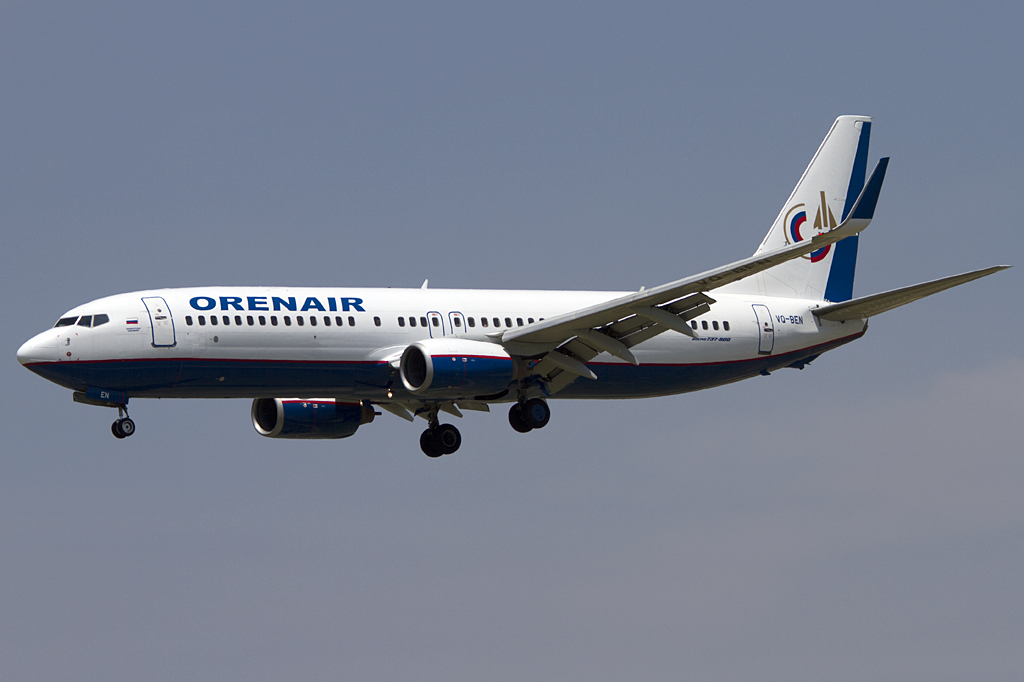 Orenair, VQ-BEN, Boeing, B737-85R, 16.06.2011, BCN, Barcelona, Spain 




