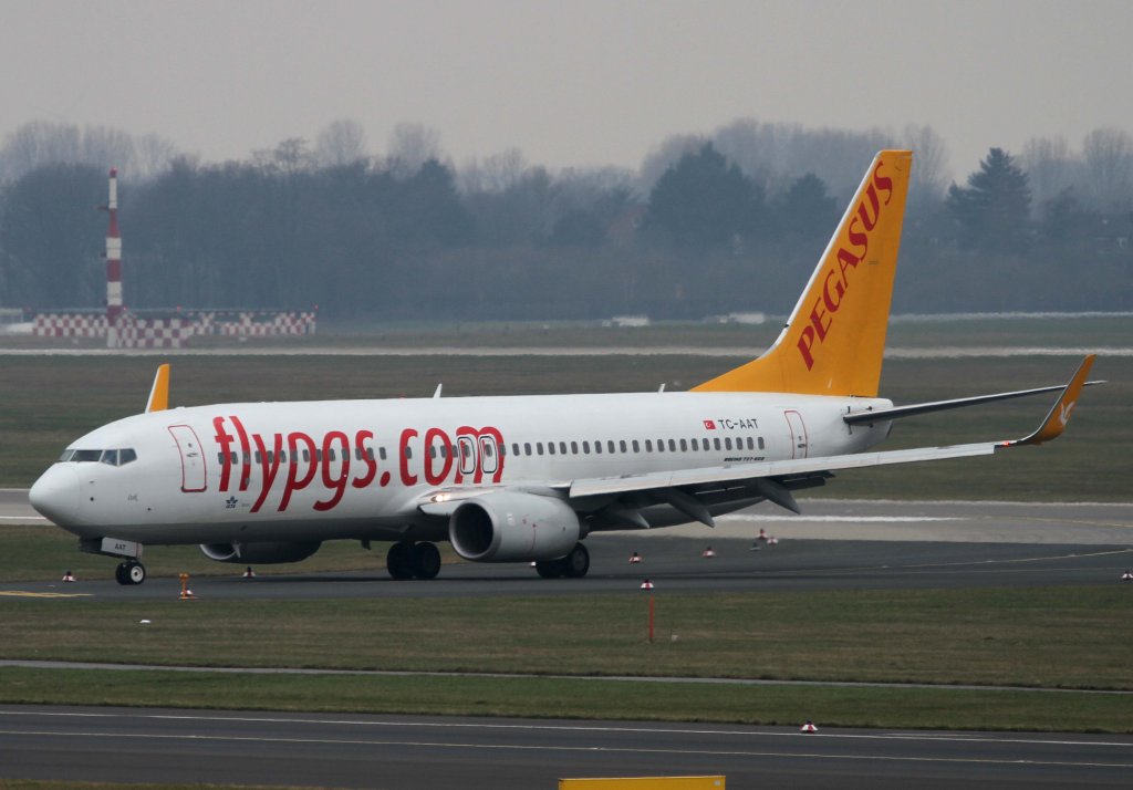 Pegasus Airlines, TC-AAT  Isik , Boeing, 737-800 wl, 11.03.2013, DUS-EDDL, Dsseldorf, Germany 