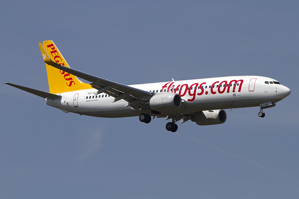 Pegasus Airlines, TC-AAU, Boeing, B737-82R, 24.04.2010, FRA, Frankfurt, Germany


