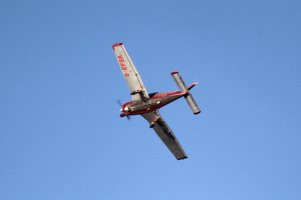 Piper PA-28-181 Archer II, am 9.3.2012 bei Kchersberg.