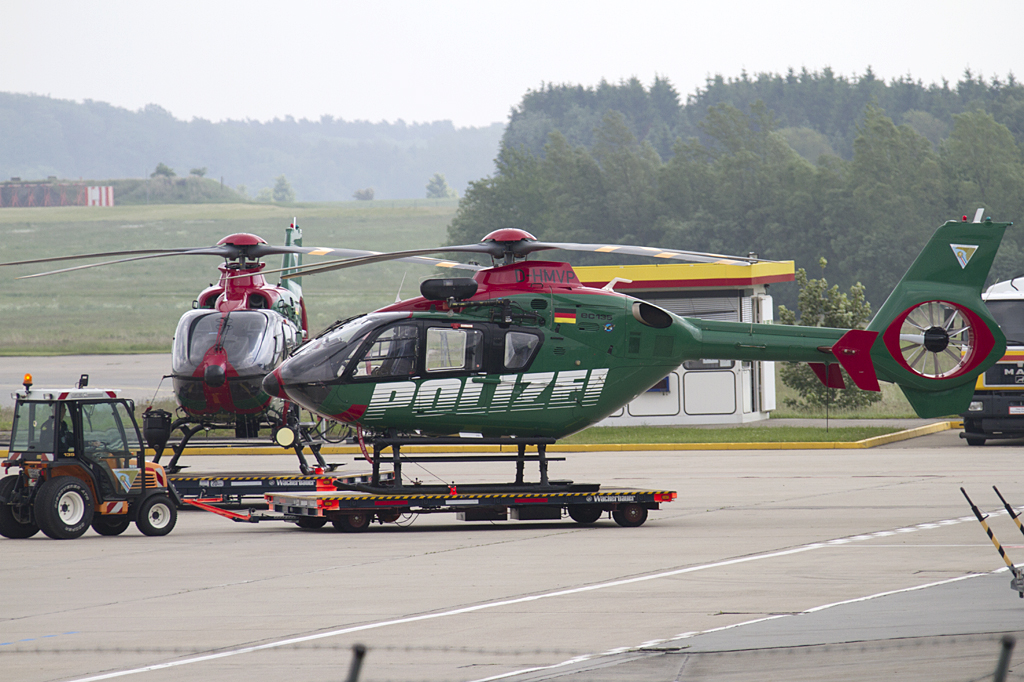 Polizei, D-HMVP, Eurocopter, EC-135-T1, 07.06.2010, EKSP, Rostock-Laage, Germany

