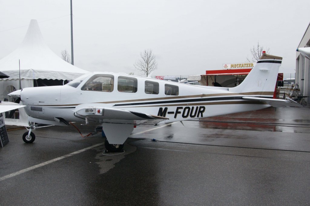 Privat, M-FOUR, Beechcraft, Bonanza G-36, 18.04.2012, Aero 2012 (EDNY-FDH), Friedrichshafen, Germany