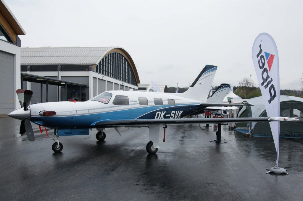 Privat, OK-SVK, Piper, PA-46-500 TP Meridian, 18.04.2012, Aero 2012 (EDNY-FDH), Friedrichshafen, Germany