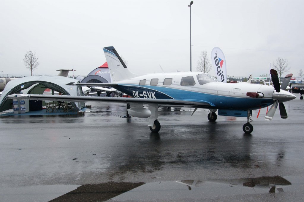 Privat, OK-SVK, Piper, PA-46-500 TP Meridian, 18.04.2012, Aero 2012 (EDNY-FDH), Friedrichshafen, Germany