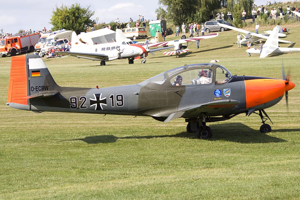 Private, D-ECBW, Piaggio, FWP-149D, 06.09.2009, EDST, Hahnweide, Germany

