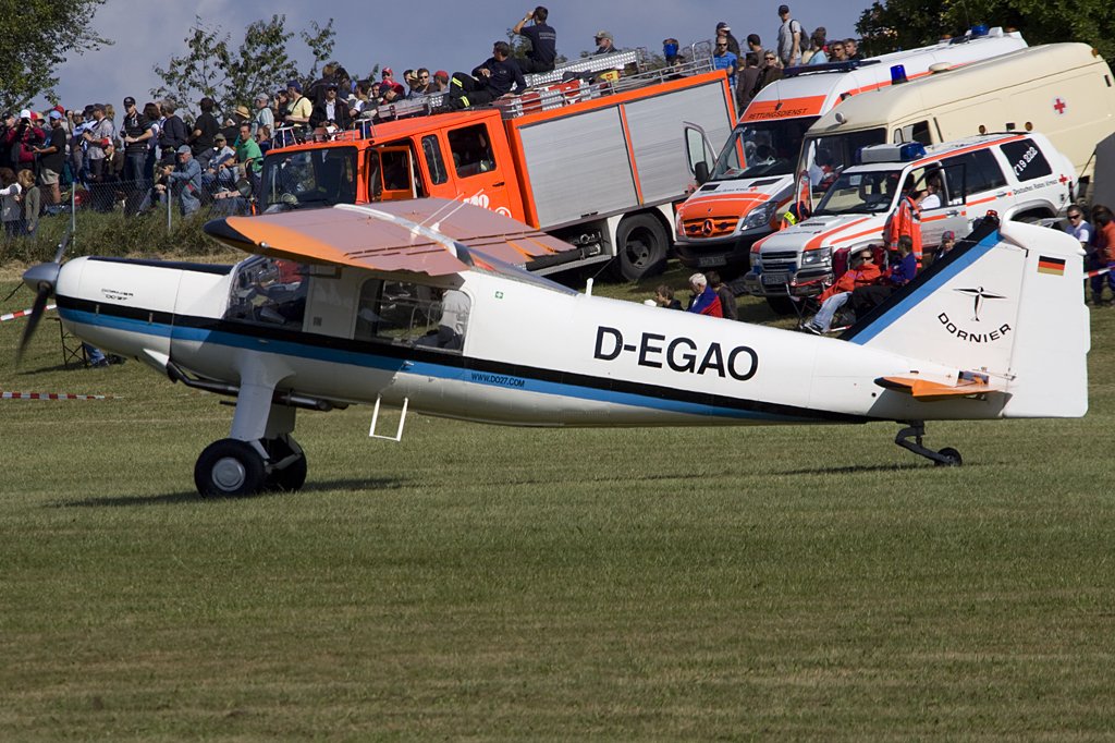 Private, D-EGAO, Dornier, DO-27, 06.09.2009, EDST, Hahnweide, Germany 


