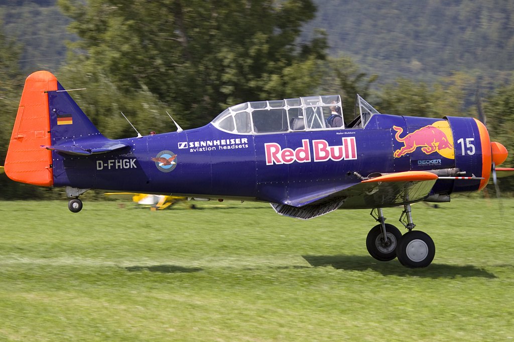 Private, D-FHGK, North American, AT-6D Texan, 22.08.2009, Kestenholz, Switzerland 


