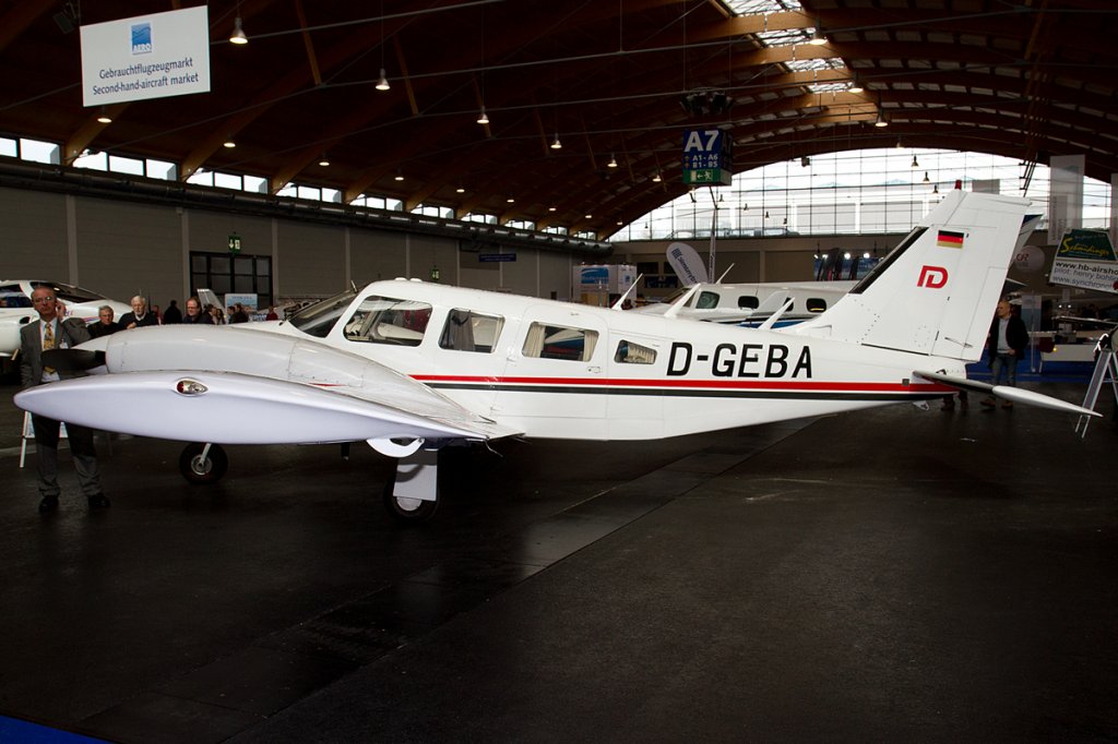 Private, D-GEBA, Piper, PA-34-200T Seneca II, 21.04.2012, FDH, Friedrichshafen, Germany 



