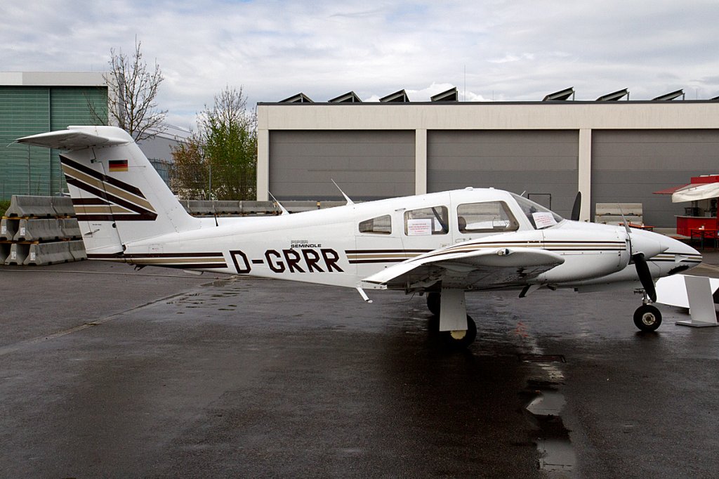 Private, D-GRRR, Piper, PA-44 Seminole, 21.04.2012, FDH, Friedrichshafen, Germany



