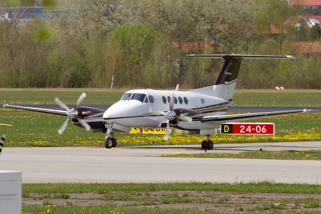 Private, D-IKAH, Beechcraft, King-Air 200, 21.04.2012, FDH, Friedrichshafen, Germany 




