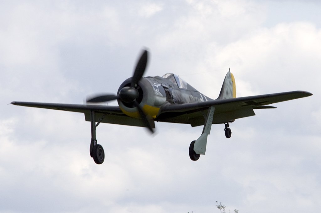 Private, F-AZZJ, Focke-Wulf, FW-190, 06.09.2009, EDST, Hahnweide, Germany

