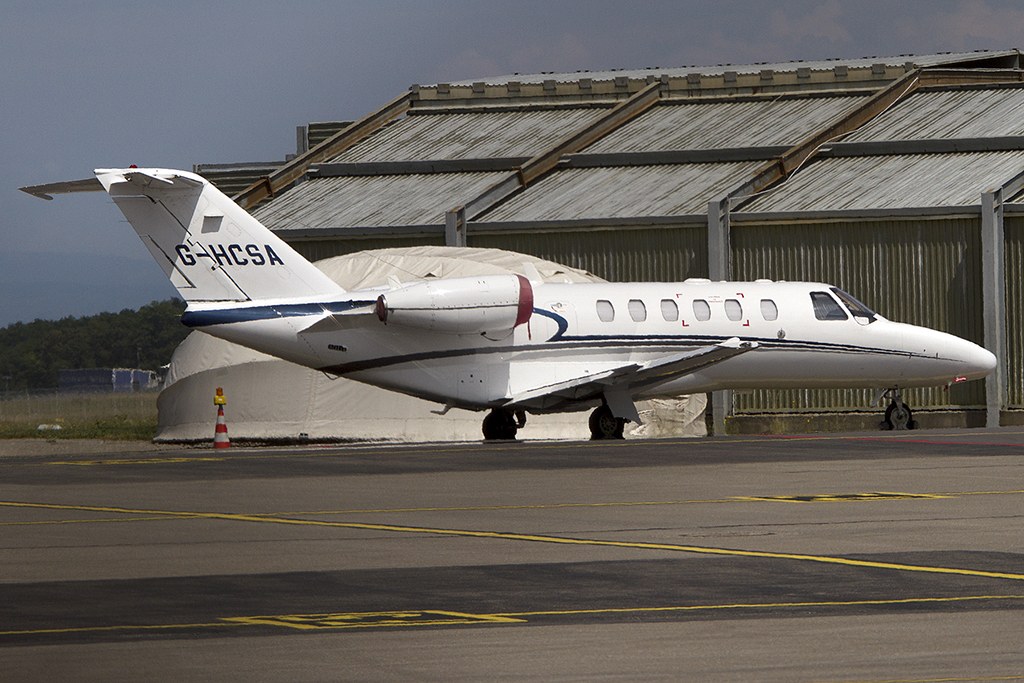 Private, G-HCSA, Cessna, 525A CJ2, 04.08.2012, GVA, Geneve, Switzerland 



