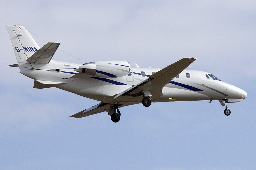 Private, G-WINA, Cessna, 560XL Citation, 20.02.2010, ZRH, Zrich, Switzerland 



