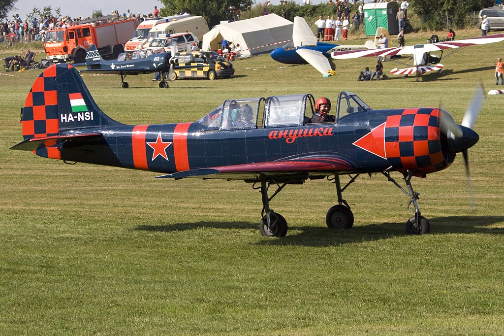 Private, HA-NSI, Yakovlev, Yak-52, 06.09.2009, EDST, Hahnweide, Germany

