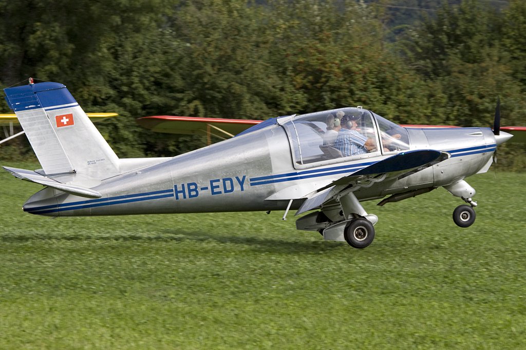 Private, HB-EDY, Morane, MS-880B Rallye Cub, 22.08.2009, Kestenholz, Switzerland 


