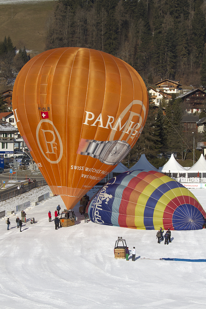 Private, HB-QLB, Cameron, Z-160, 22.01.2011, Chateau d Oex, Switzerland



