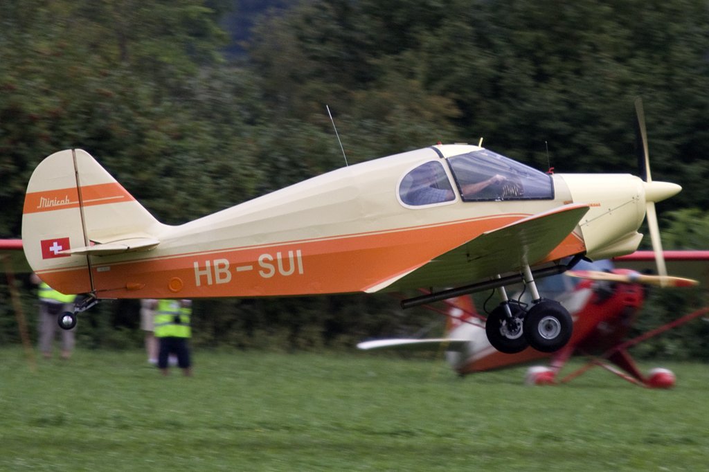 Private, HB-SUI, Gardan, GY-20 Minicab, 22.08.2009, Kestenholz, Switzerland 

