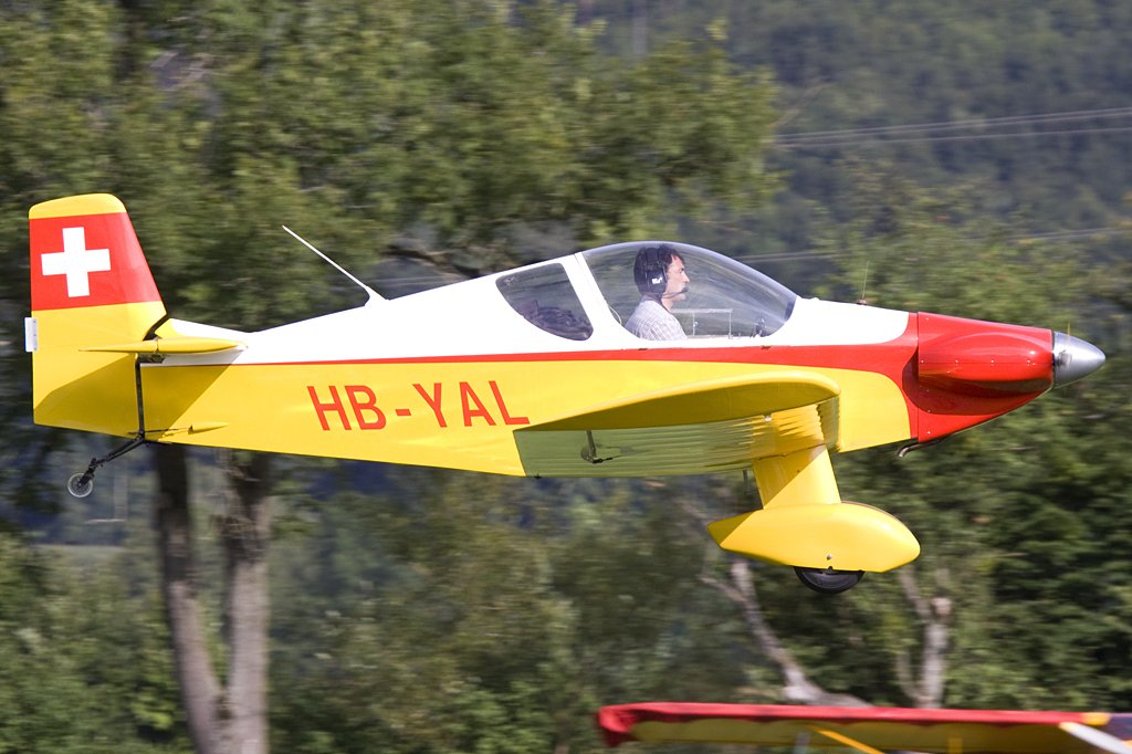 Private, HB-YAL, Brugger, MB-2 Colibri, 22.08.2009, Kestenholz, Switzerland 


