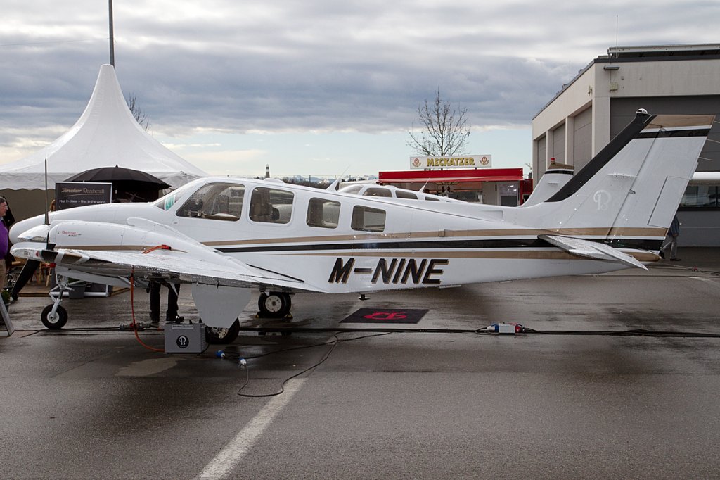 Private, M-NINE, Beechcraft, G58 Baron, 21.04.2012, FDH, Friedrichshafen, Germany




