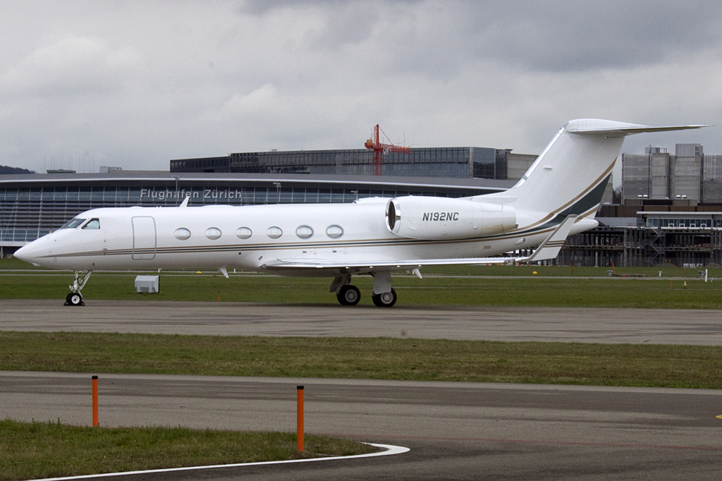 Private, N192NC, Gulfstream, G450, 05.04.2010, ZRH, Zuerich, Switzerland 


