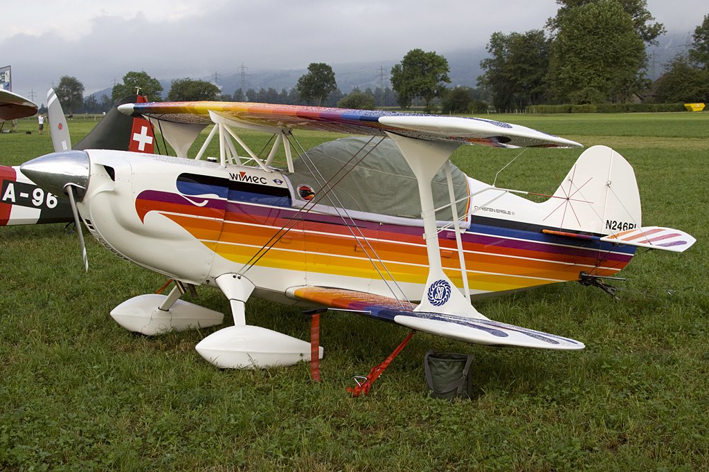 Private, N246RL, Christen, Eagle II, 22.08.2009, Kestenholz, Switzerland

