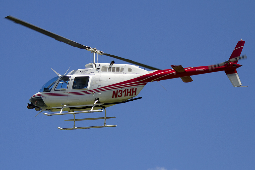 Private, N31HH, Bell, 206 Jetranger, 29.08.2011, ALB, Albany, USA 





