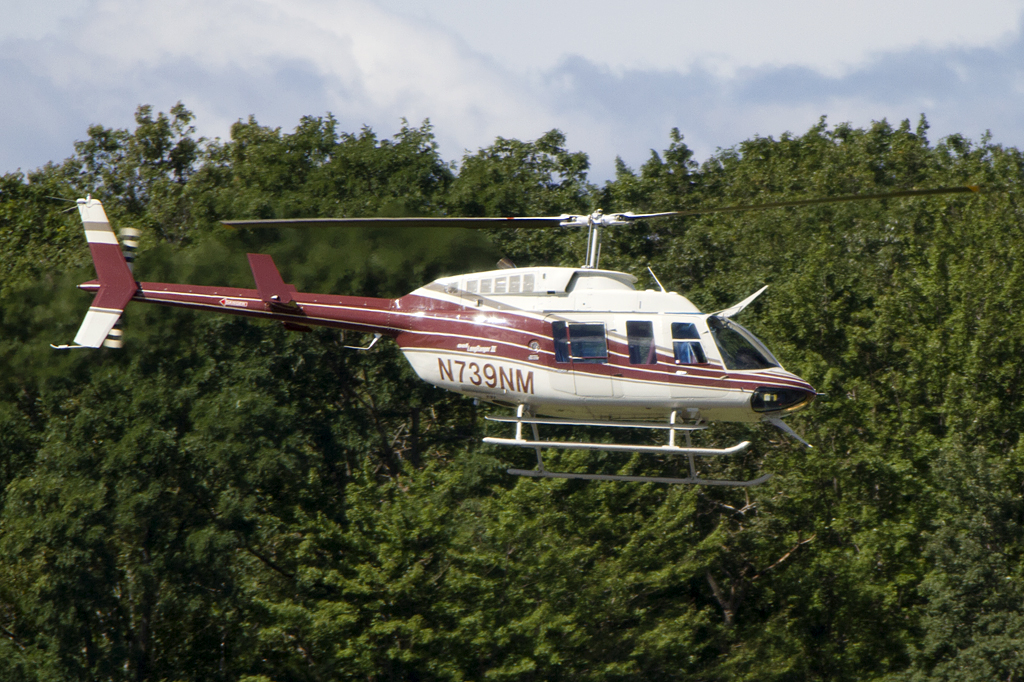 Private, N739NM, Bell, 206 Longranger III, 29.08.2011, ALB, Albany, USA 




