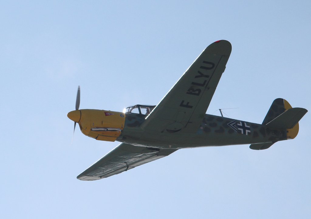 Private Nord 1101 Noralpha F-BLYU bei der Flugvorfhrung auf der ILA 2012 am 14.09.2012