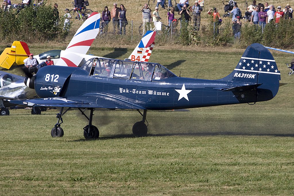 Private, RA-3119, Yakovlev, Yak-52, 06.09.2009, EDST, Hahnweide, Germany