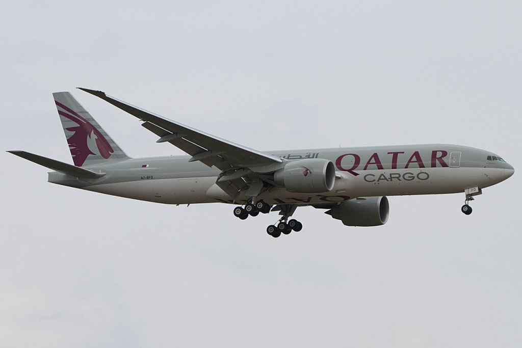 Qatar Airways Cargo, A7-BFD, Boeing, B777-BFA, 14.04.2012, FRA, Frankfurt, Germany




