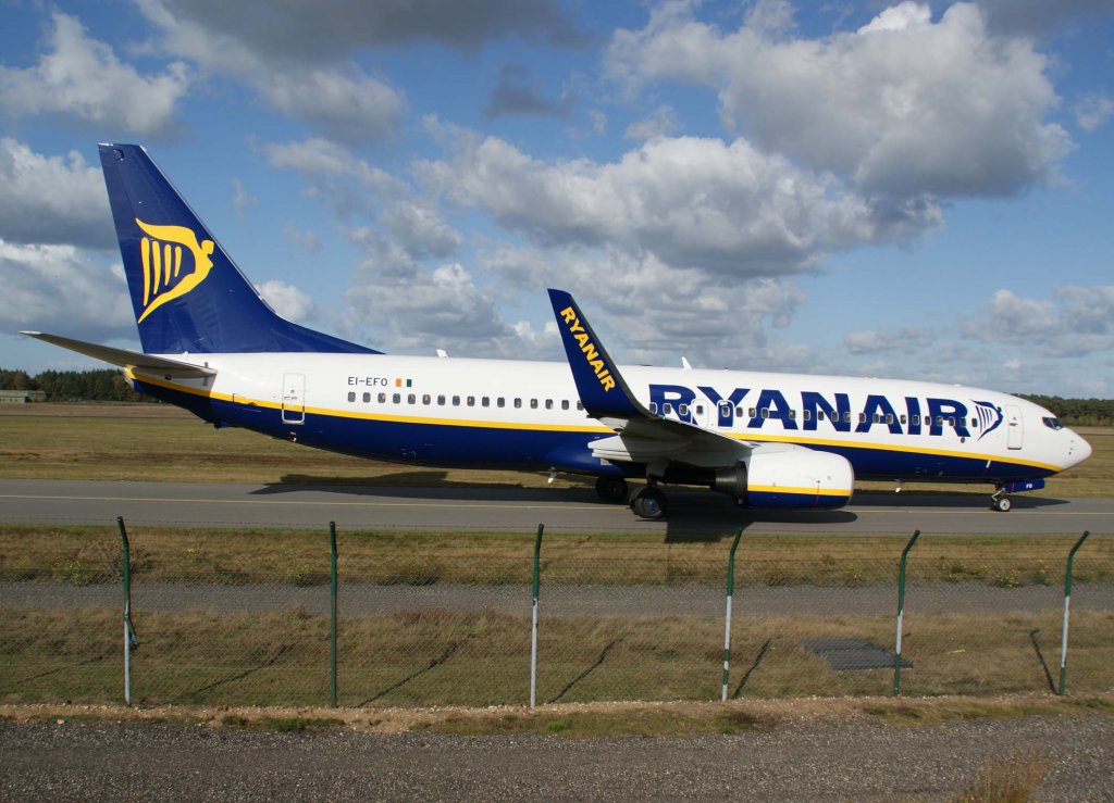 Raynair, EI-EFO, Boeing 737-800 wl, 2009.10.17, NRN, Weeze, Germany
