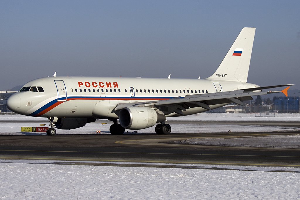 Rossija, VQ-BAT, Airbus, A319-111, 16.01.2010, SZG, Salzburg, Austria 

