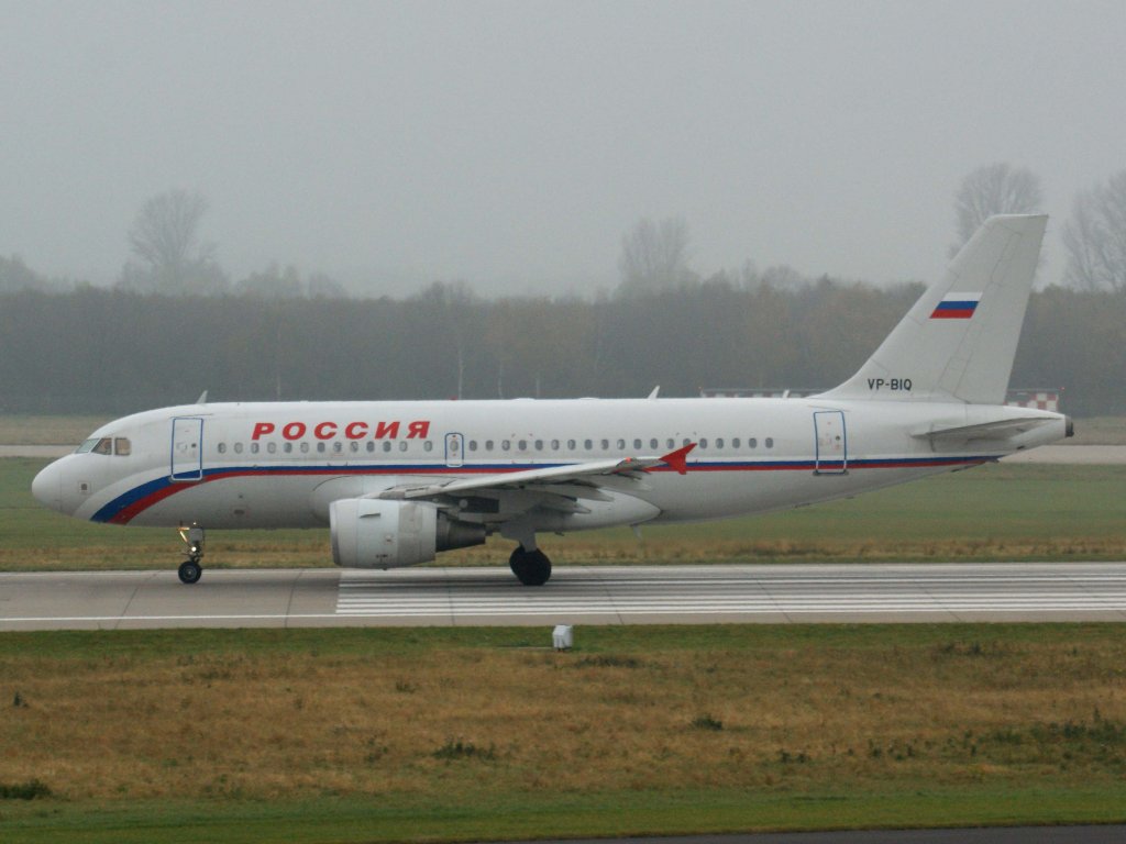 Rossiya, VP-BIQ, Airbus, A 319-100, 13.11.2011, DUS-EDDL, Dsseldorf, Germany
