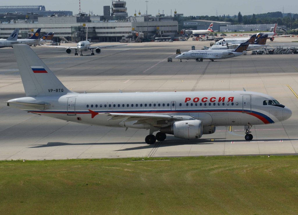 Rossiya, VP-BTQ, Airbus A 319-100, 2008.07.15, DUS, Dsseldorf, Germany
