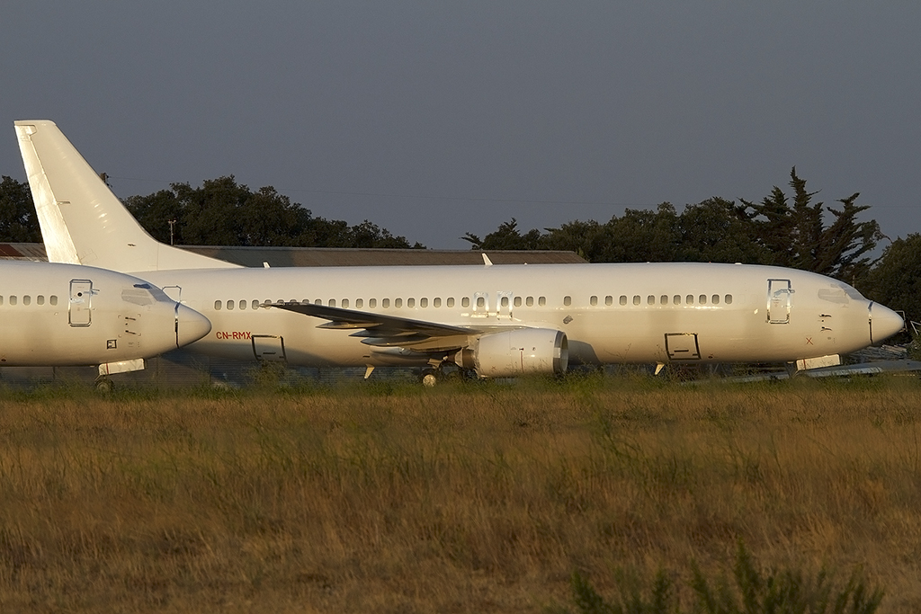 Royal Air Maroc, CN-RMX, Boeing, B737-4B6, 06.09.2012, PGF, Perpignan, France (abgestellt)


