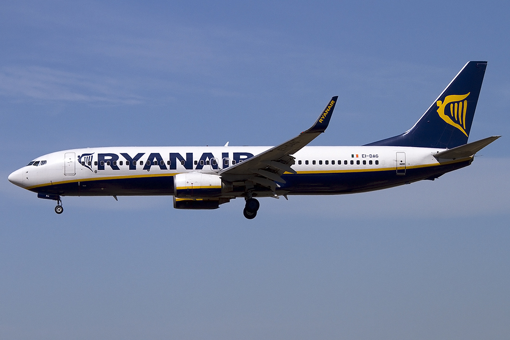 Ryanair, EI-DAG, Boeing, B737-8AS, 14.09.2012, BCN, Barcelona, Spain 



