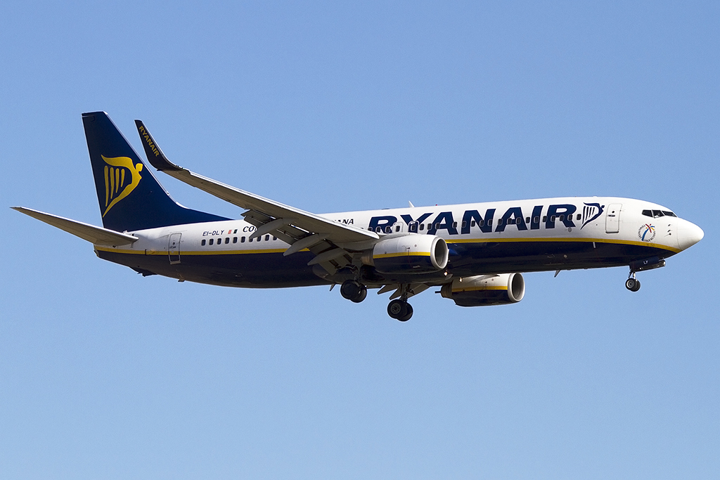 Ryanair, EI-DLY, Boeing, B737-8AS, 14.09.2012, BCN, Barcelona, Spain 




