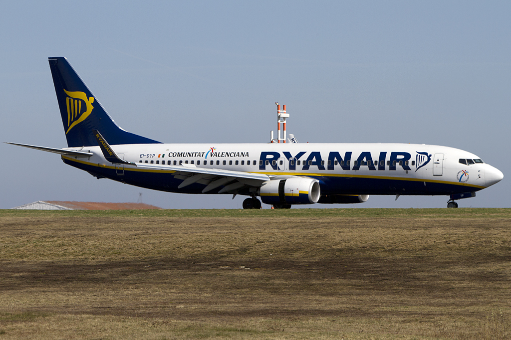 Ryanair, EI-DYP, Boeing, B737-8AS, 02.04.2011, HHN, Hahn, Germany


