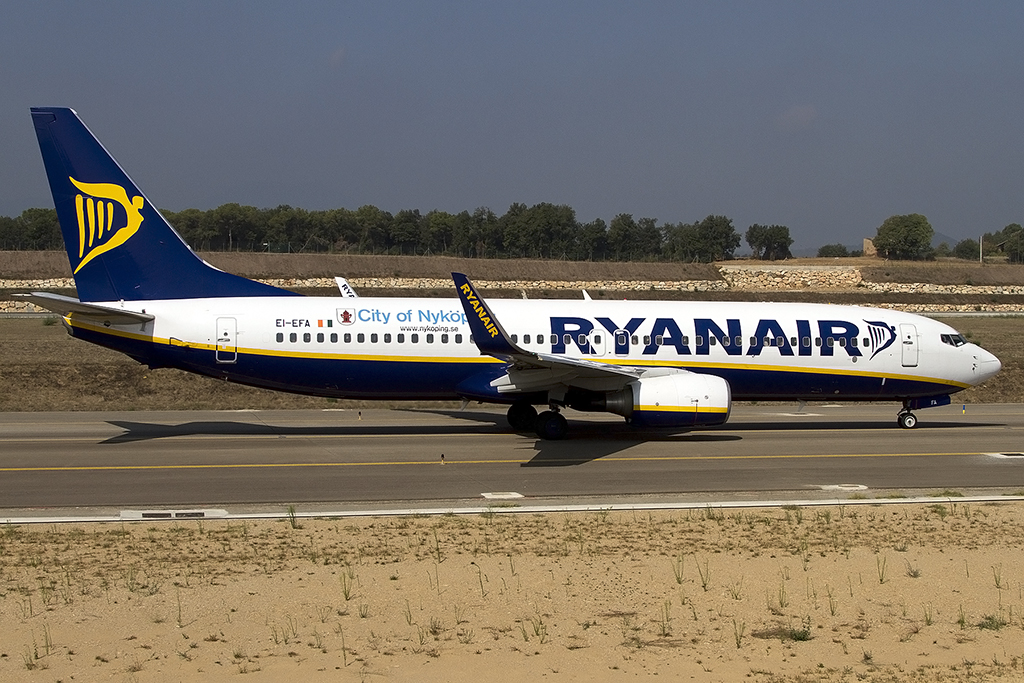 Ryanair, EI-EFA, Boeing, B737-8AS, 09.09.2012, GRO, Girona, Spain




