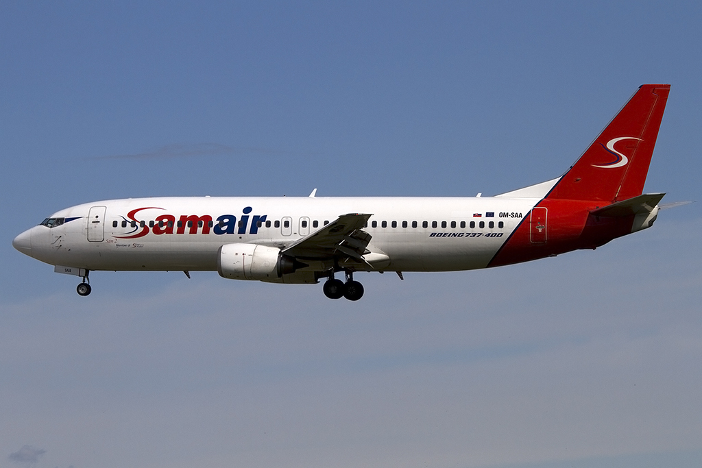 Samair, OM-SAA, Boeing, B737-476, 01.05.2013, BCN, Barcelona, Spain 


