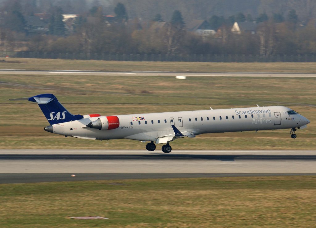 SAS (DK), OY-KFG, Bombardier CRJ-900  Maria Viking , 04.03.2011, DUS-EDDL, Dsseldorf, Germany 

