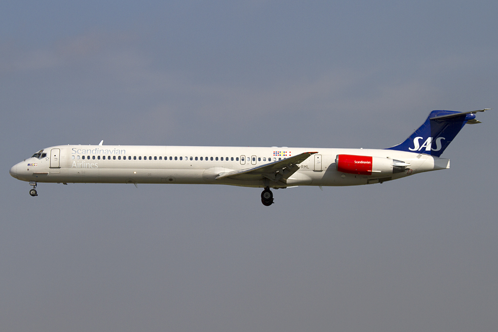 SAS, LN-RML, McDonnell Douglas, MD-82, 06.09.2010, BCN, Barcelona, Spain 




