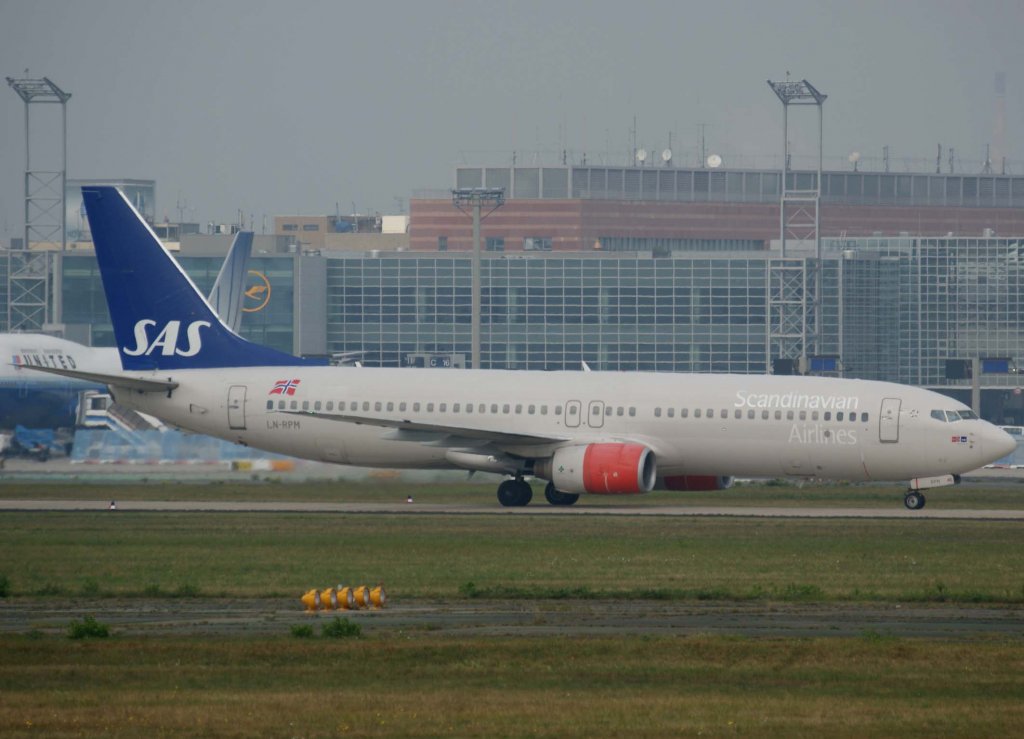 SAS, LN-RPM, Boeing 737-800 (Frigg Viking), 2009.09.16, FRA, Frankfurt, Germany