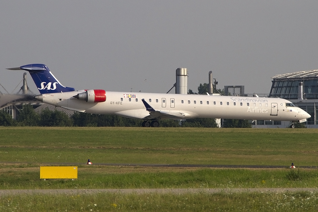 SAS, OY-KFE, Bombardier, CRJ-900, 25.07.2013, DUS, Dsseldorf, Germany 




