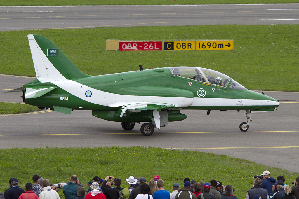 Saudi Arabia - Air Force, 8814, British Aerospace, Hawk 65A, 01.07.2011, LOXZ, Zeltweg, Austria



