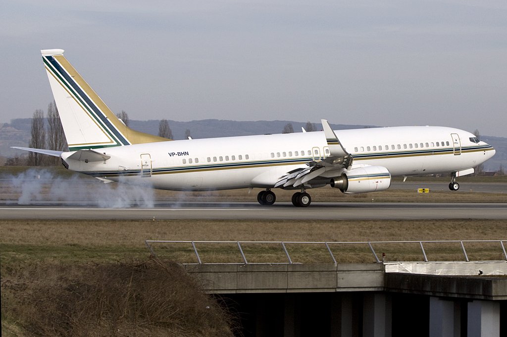 Saudi Oger, VP-BHN, Boeing, B737-8AN BBJ-2, 17.03.2010, BSL, Basel, Switzerland

