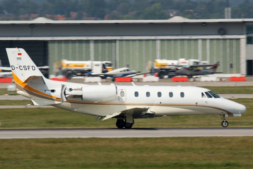 SFD Stuttgarter Flugdienst, D-CSFD, Cessna, 560 XL Citation Excel, 05.09.2012, STR-EDDS, Stuttgart, Germany