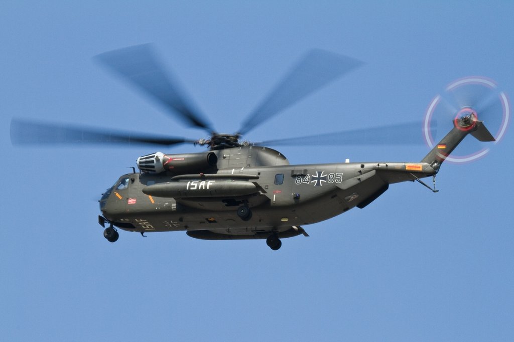 Sikorsky CH53/84+85/Eurocopter Donauwrth/21.04.2010.